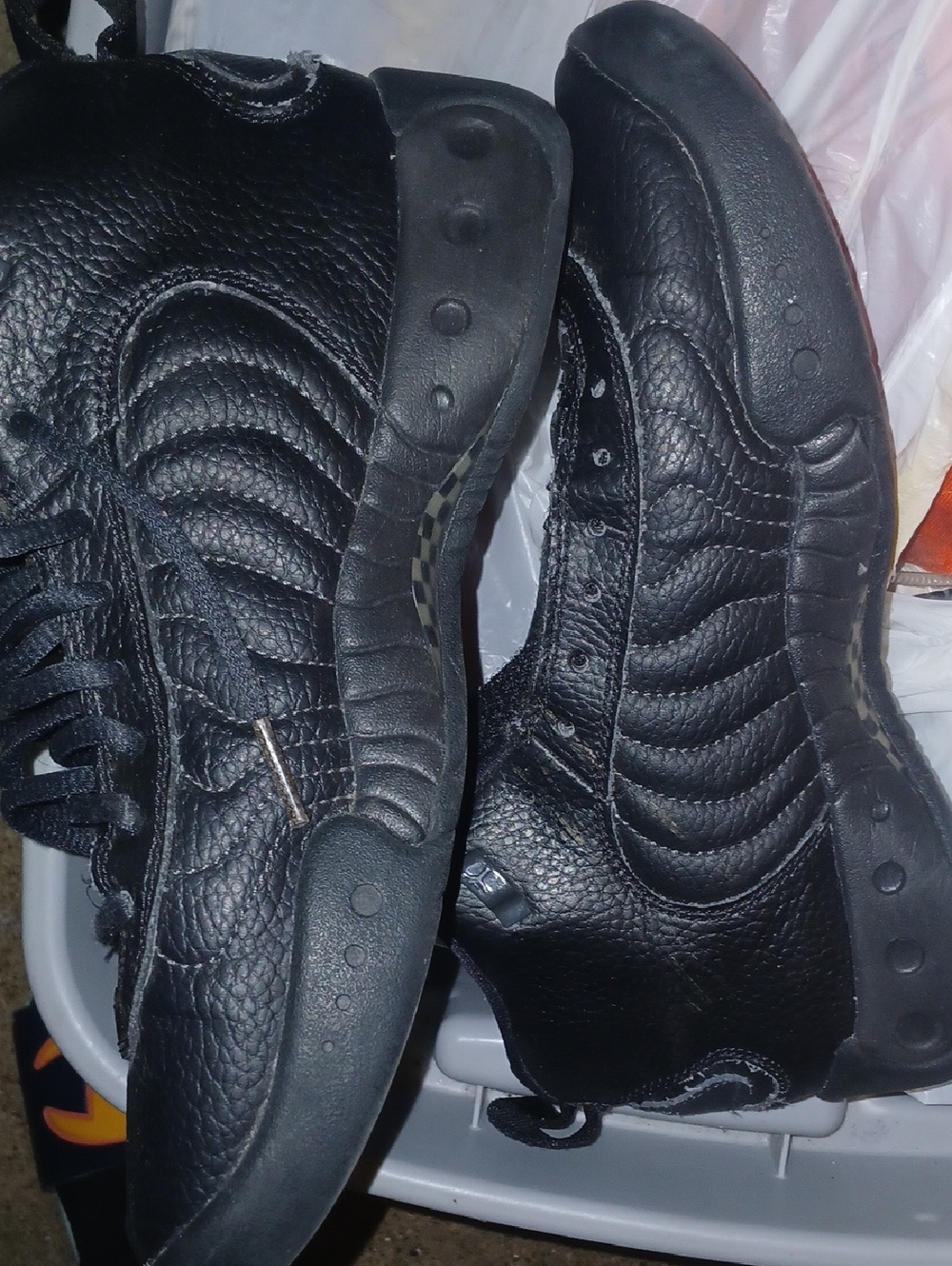 Jordan Jumpman Black Textured Leather Lace-Up Sneakers
